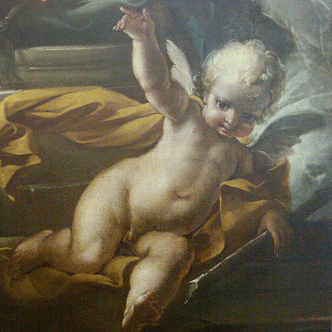 Biagio Puccini, "Madonna col Bambino e San Francesco di Paola"