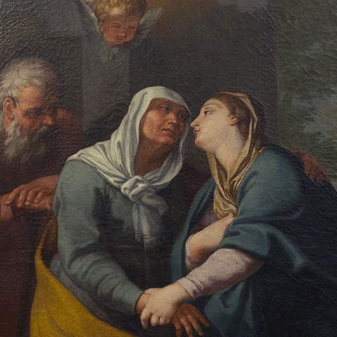 Domenico Valeri, "Visitazione di Maria ad Elisabetta", Monsano, AN
