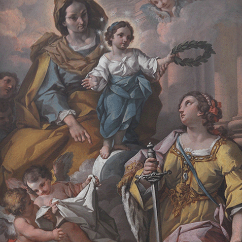 Filippo Conti, "Madonna col Bambino e Santa"