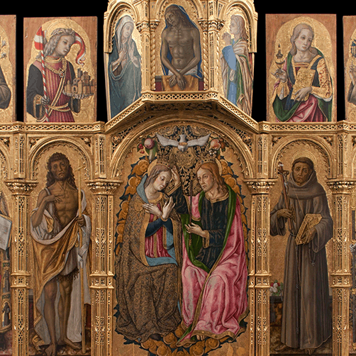 Vittore Crivelli - Polittico dell’Incoronazione della Vergine 1480-1489 - Pinacoteca Civica di Sant’Elpidio a Mare