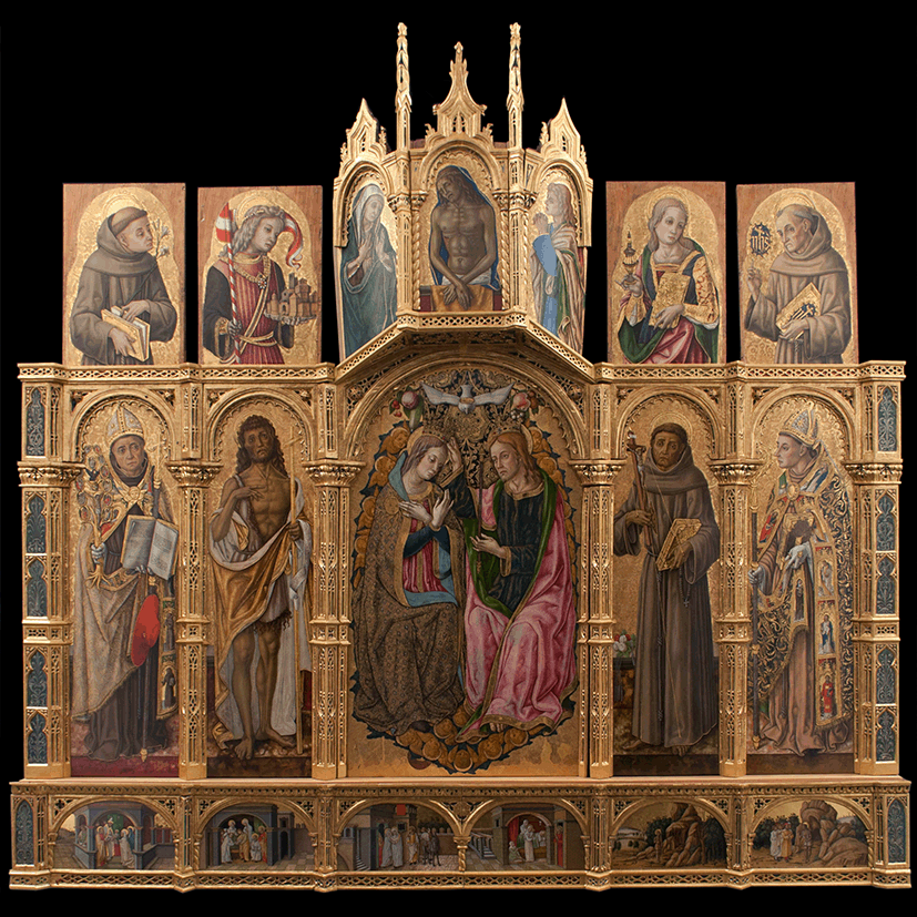 Vittore Crivelli - Polittico dell’Incoronazione della Vergine 1480-1489 - Pinacoteca Civica di Sant’Elpidio a Mare