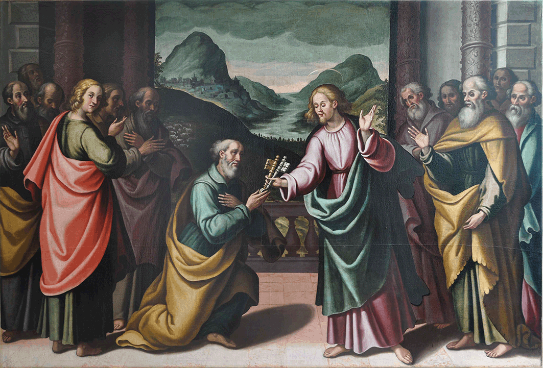 Domenico Malpiedi, "Consegna delle chiavi a S. Pietro